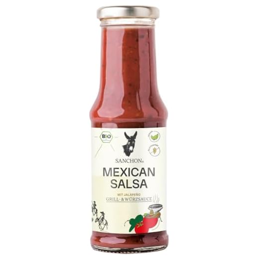 Bio Grillsauce Mexican Salsa, Sanchon (6 x 210 ml)