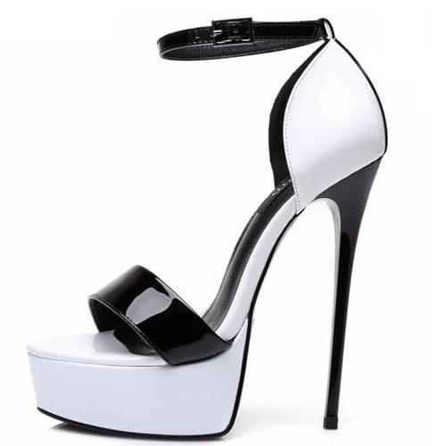 Sandales d'été pour dames à talons hauts de 16cm en soirée - 2