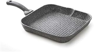 Bistecchiera Antiaderente Cuore Pietra Accademia Mugnano Quadrata 28cm No Nichel