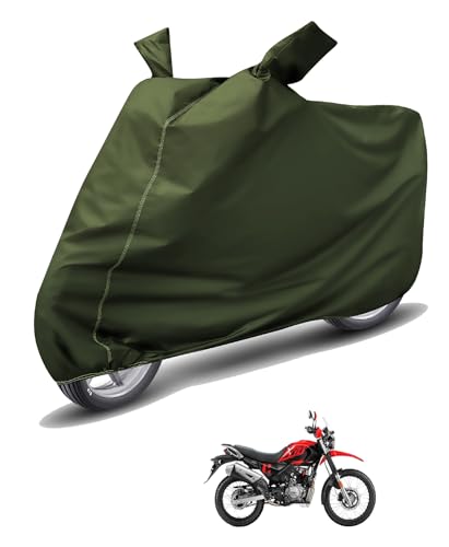 Image of Auto Hub Waterproof Bike Cover Compatible with Hero XPulse 200 Dustproof, UV Protection Two Wheeler Bike XPulse 200 Cover - Green