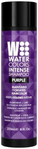 Watercolors Intense Color Depositing Hair Dye Shampoo, Purple, 8 Fl Oz