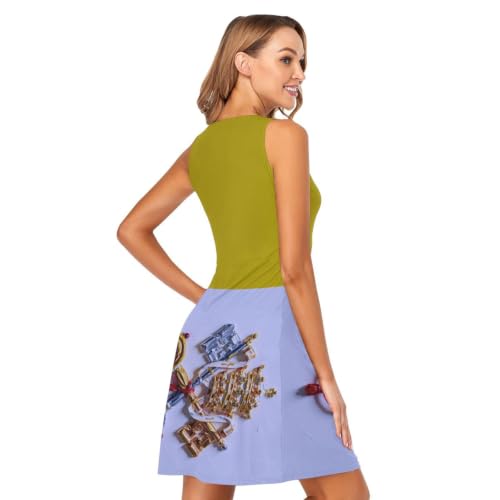 Robe Vatican sans manches idéale pour pèlerinage et été