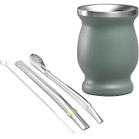 Amazon.co.jp: otoye【アルゼンチン製】マテ茶カップ ステンレス製