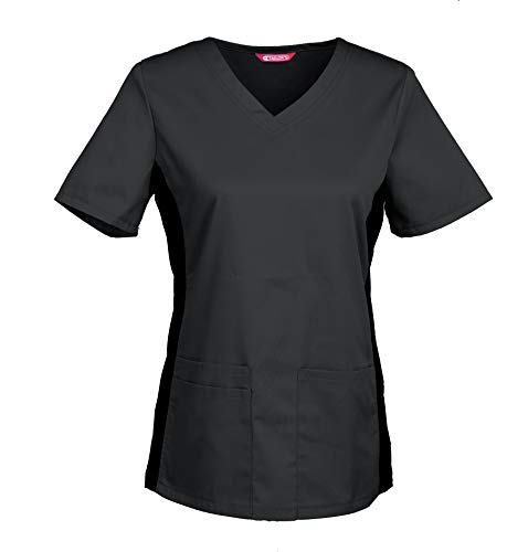 Women's Scrub Top Black