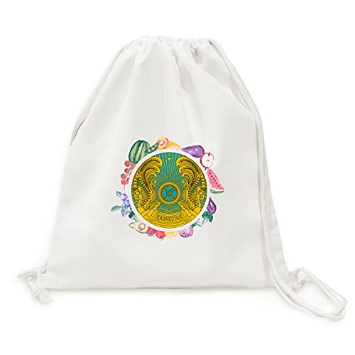 Sac en tissu pliable Kazakhstan adieu aux sachets jetables fruits légumes