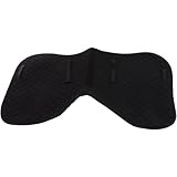 Selle antidérapante avec revêtement plus doux et ergonomique, isolante thermique, respirante et résistante à l'usure, protégeant le dos du cheval
