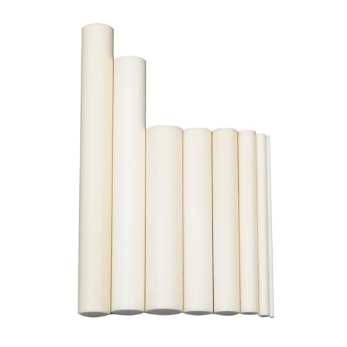 Φ2-30mm Ceramic Rod Alumina Insulation High Temperature Resistance Shaft Corundum Stirring Rod(6x100 5pcs)