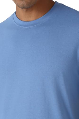 Image of Peter England Men's Cotton Regular Fit Crew Round Neck Tshirt