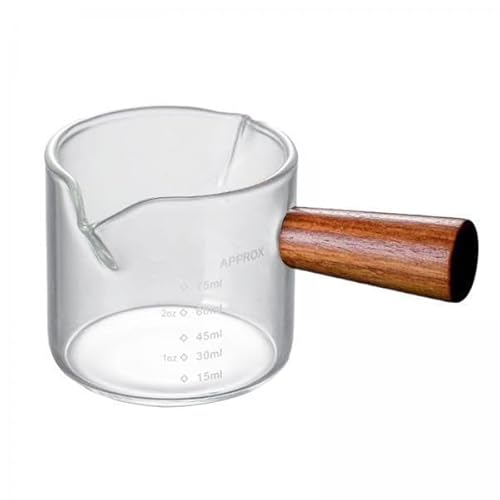 FytStycale 2x Bicchieri Da Caffè Espresso, Misurini Da Caffè, Tazzina Da Caffè, Bicchiere Da Caffè Versatile,