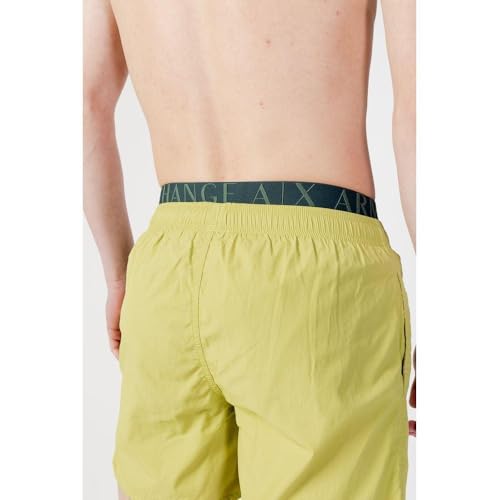 Armani Exchange Men's Logo Band Swim Trunk4