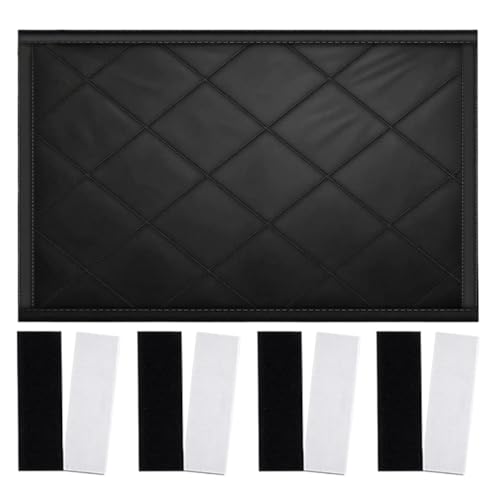 Cubierta magnética para chimenea, manta gruesa resistente al viento aislante del calor, protector de pantalla con imanes, evita la pérdida de calor para el hogar, sala de estar, 81 x 100 cm