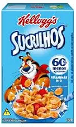 Kellogg's Sucrilhos, Cereal Matinal com 60% Menos Açúcar, 170 gramas