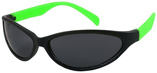 Edge I-Wear 12 Pack KID or ADULT Neon Sunglasses Wrap Sport Party Favors w/CPSIA certified-Lead(Pb) Content Free 5460R/9446R4