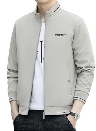 Image of ODDMONKEY Mens Jackets || Jacket For Men || bomber jacket for men || Lightweight Outwear Sportswear Bomber Jacket