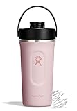 Picture of Hydro Flask Shaker Bottle – Insulated Stainless Steel Gym Bottle for Pre Workout & Protein 24 Oz Trillium Pink