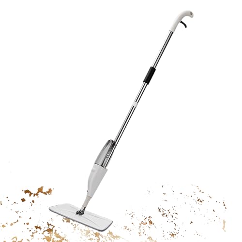 Fregona para Parquet,Equipo De Limpieza Con Botella Recargable,Escobillas De Vaporizador para Limpieza De Suelos - Para Cocina Dormitorio Sala Apartamento Oficina Hotel Piso Laminado