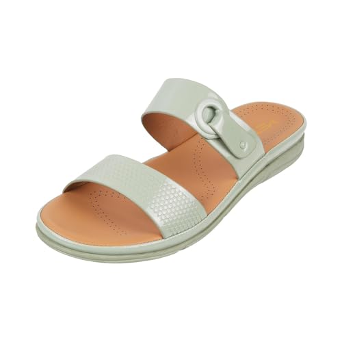 Image of Metro Women Synthetic Leather Comfort & Fashion Slip-on Chappal