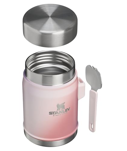 Image of STANLEY The Legendary Classic Food Jar + Spork 14 oz / 0.41 L Dawn Spiral