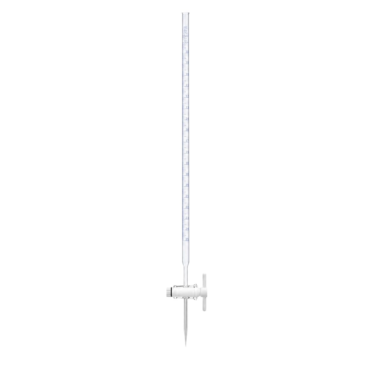 Borokrzemowa Szklana Biureta Kwasowo Zasadowa Zawór PTFE-50mL
