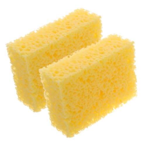 DOITOOL 2pcs Pottery Sponges Rectangle Sponge Blocks for Arts Crafts High Absorbency and Elasticity for Pottery Painting and Clean Up Lightweight Portable