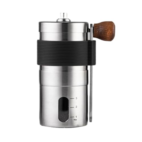 XIWEISONG Molienda Manual De Granos Al Aire Libre Nueva Máquina De Café Portátil Mejorada, Molinillo De Café De Acero Inoxidable, Molinillo De Café Manual Molinillo De Café Manual(Black)