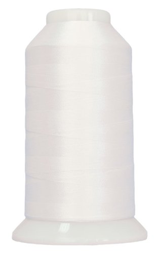 Fil Magnifico 40 Ghost White brillant et résistant pour broderie