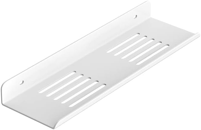 SDlemeiy - Estantes flotantes montados en la pared, estantes colgantes de pared, estante de pared de exhibición de metal, montado en la pared,