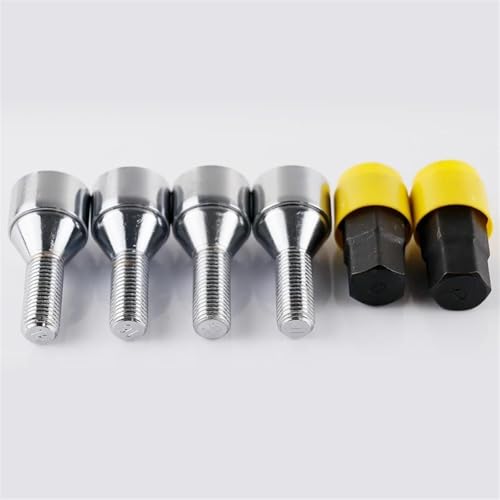Pernos de bloqueo de rueda Mobi para solucionar robos de llantas M12 28mm