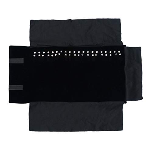 Cabilock 1 Pc Bijoux Rouleau Sac Velours Simple Portable Collier Sac à Main Bracelet Organisateur Bijoux Rouleau Pochette pour Voyage à La Maison Cover