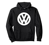Volkswagen Classic White VW Logo Pullover Hoodie