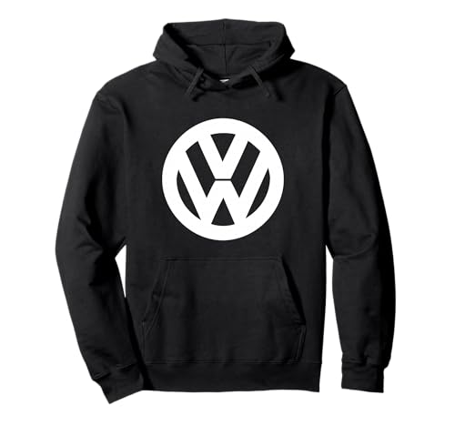 Volkswagen Classic White VW Logo Pullover Hoodie