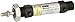 Parker P1A-S016DS-0015 Stainless Steel Metric ISO Air Cylinder, Round Body, Double Acting, Universal, Cushioned, 16 mm Bore, 15 mm Stroke, 6 mm Rod OD, Port
