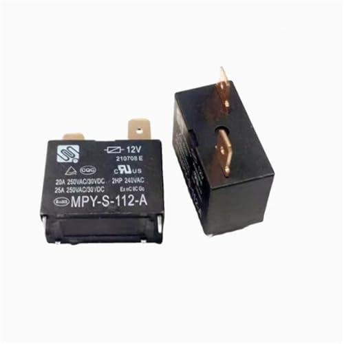 Relais MPY-S-112-A 12V CC 4 broches pour circuit électronique imprimé