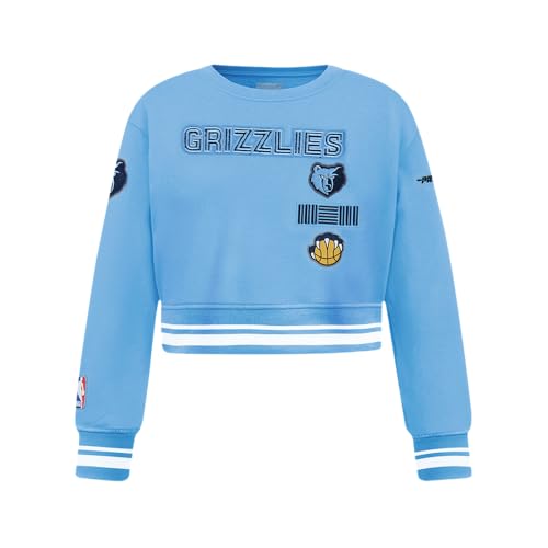 Image of Pro Standard Big Girls NBA Retro Classics Fleece Crewneck Sweatshirt