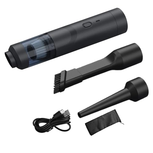 Aspiradora inalámbrica para coche, dispositivo de succión de soplado recargable de mano de 19000 Pa, plumero de aire 4 en 1, para coche, mascota, hogar, camión, suelo, alfombra, polvo y pelo