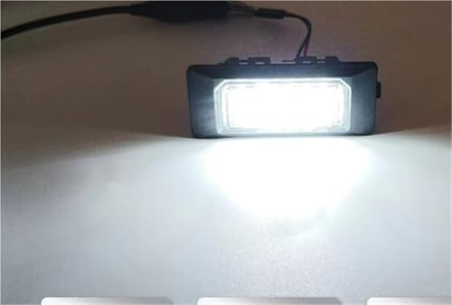 Luces matrícula LED Golf 7 Variant Sharan bombillas blancas recambio sin error Canbus 2 uds