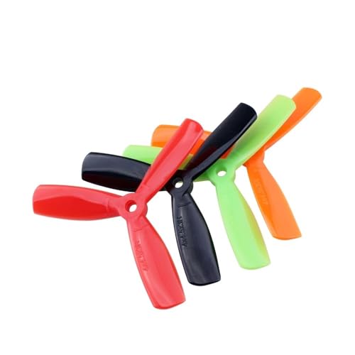 5 Pares compatibles con el cuadricóptero de Carreras ZMR250 250 FPV, hélice 4045 CW/CCW de 3 Hojas.(Orange)