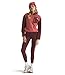 THE NORTH FACE Women's Yumiori Quarter Zip Jacket | Lightweight Fleece Coat with Embroidered Logo, Secure Zip Chest Pocket, Mars Dust/Sumac/Solar Flare, Large