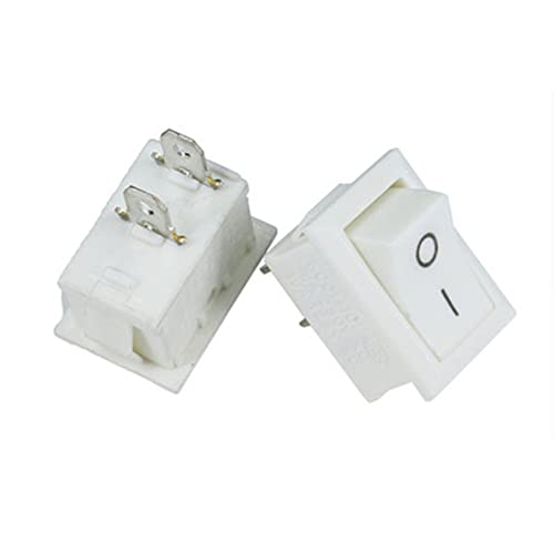 Interrupteur à bouton-poussoir KCD11 10x15mm idéal pour réparer vos lampes et petits électros