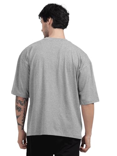 Image of LEOTUDE Men's Cotton Trendy Oversized Round Neck Printed T-Shirt Combo (Pack of 3)