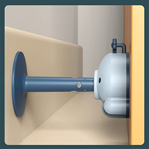 Butée de porte anti-collision sans perçage pour protéger vos murs - 5