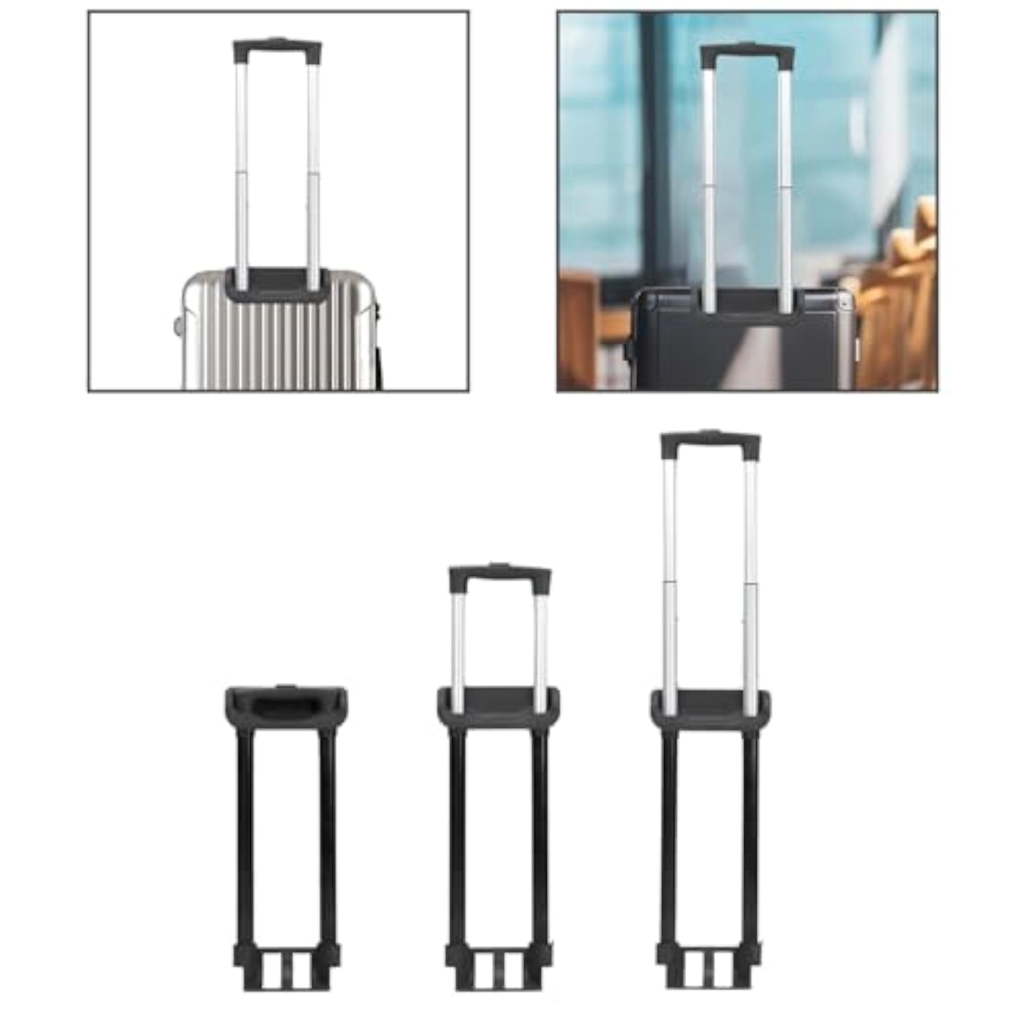 Travel Luggage Pull Rod Trolley Handle 50CM