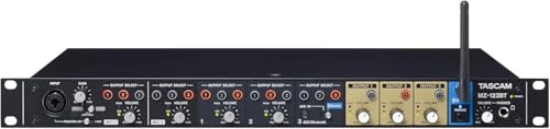 Tascam Commercial-Grade Multi-Zone Audio Mixer, Bluetooth, Mic and Line Inputs (MZ-123BT)