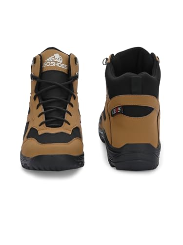 Image of Leo Men's Waterproof Non-Slip Lightweight Outdoor High Top Ankle Boots For Men