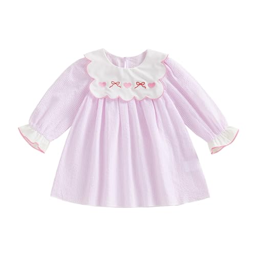 Mardi Gras Toddler Girl Plaid Smocked Dress
