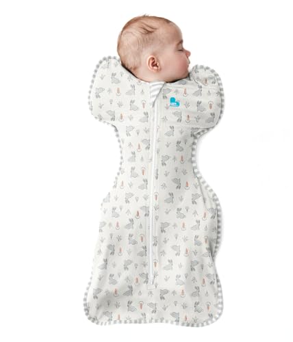 Image of Love to Dream Swaddle UP, Baby Sleep Sack, Self-Soothing Swaddles for Newborns, Improves Sleep, Snug Fit Helps Calm Startle Reflex, New Born Essentials for Baby, 5-8.5 lbs, Bunny