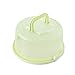 URFEDA Porta Tartas con Tapa de Alta Torta con Capucha y asa de Transporte Caja de Pastel Pastel Portátil Y Magdalena Carrier para Conservar y Transportar Tartas