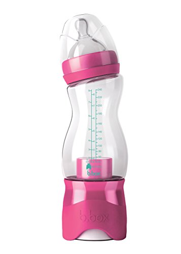 b.box Baby Bottle + Dry Formula Dispenser | Color: Berry Surprise | 8