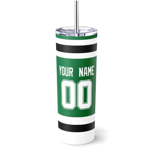 Image of ANTKING Dallas Tumbler 20oz Travel Mug Custom Name Number Gifts | Stainless Steel Insulated Coffee Cup for Men Women