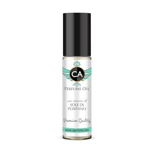 CA Perfume Impression of Sole Di Positano Unisex Fragrance Oil Citrus Scent Long Lasting Perfumes for Women &amp; Men Travel Size TSA Ready Mini Parfum Body Oil Roll-on 0.33 Fl Oz 10ml